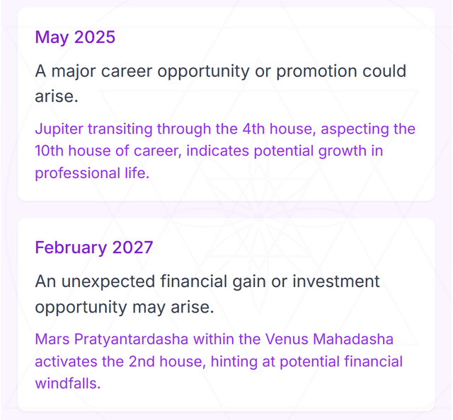 Astrological Report 2