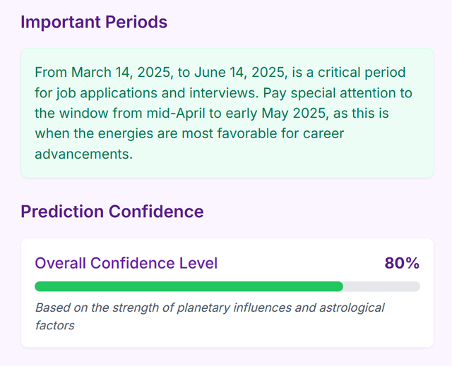 Astrological Report 3