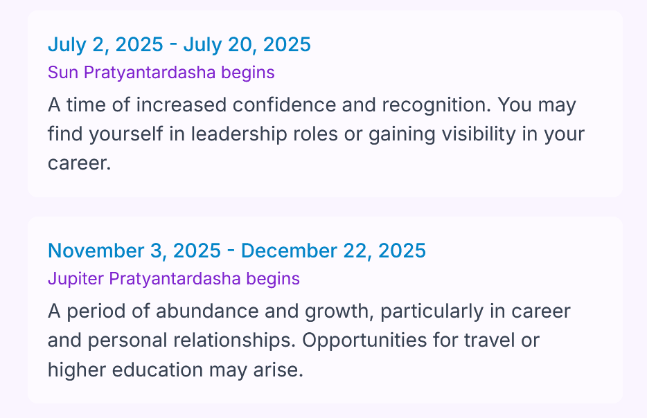 Astrological Report 4