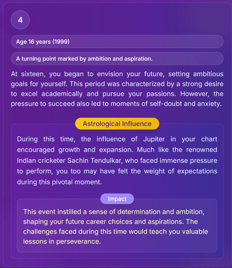 Astrological Report 1